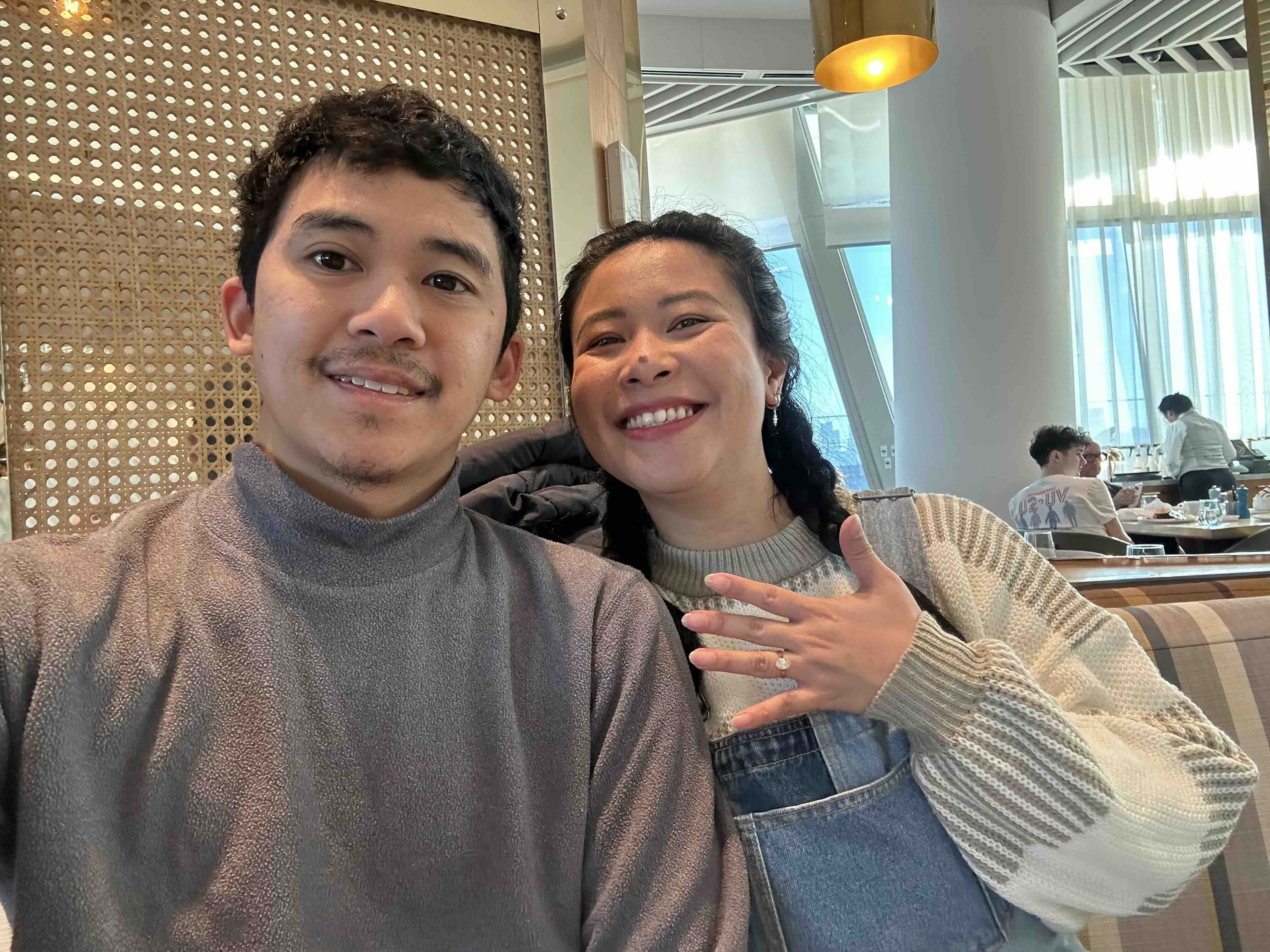 Antonio and KC candid portrait